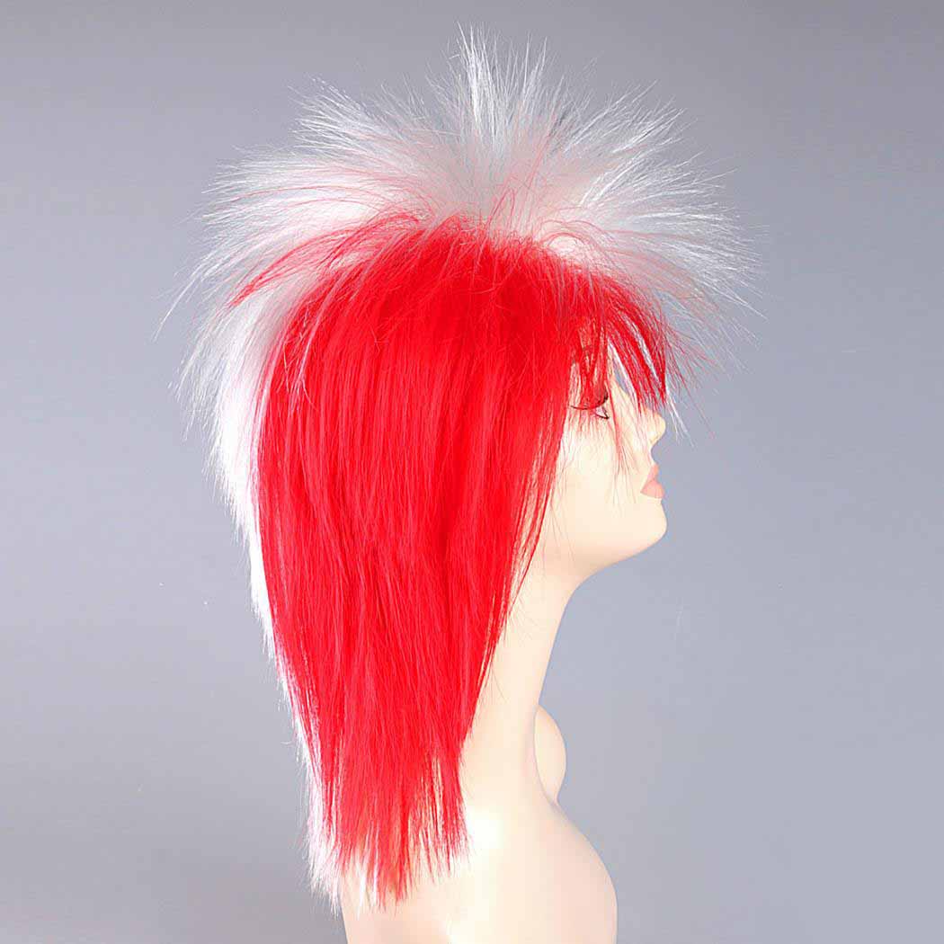 flagwigs, football wigs, fan wigs, afro wigs, mullet wigs, bob wigs, euro wigs,  premier league wigs,France Mullet Wig 