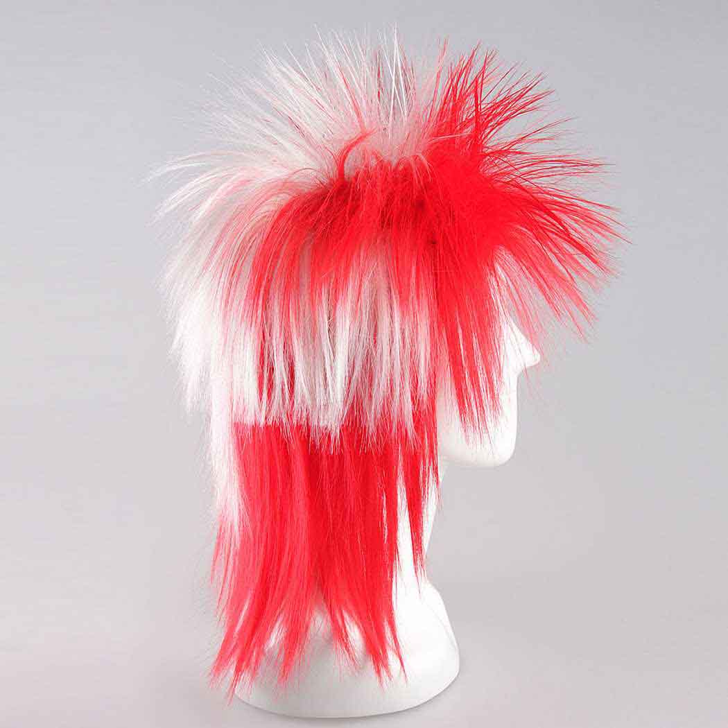 flagwigs, football wigs, fan wigs, afro wigs, mullet wigs, bob wigs, euro wigs,  premier league wigs,Switzerland Mullet Wig
