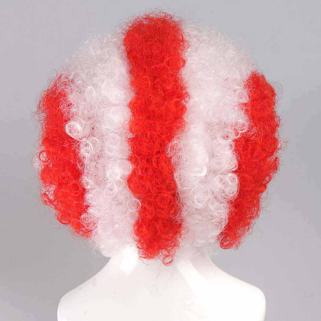 flagwigs, football wigs, fan wigs, afro wigs, mullet wigs, bob wigs, euro wigs,  premier league wigs,Sunderland Afro Wig