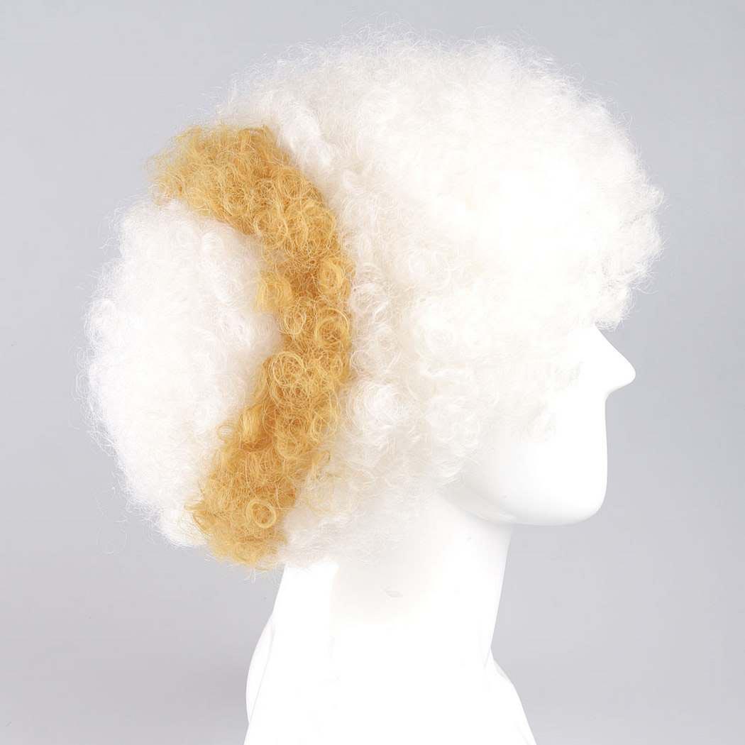 flagwigs, football wigs, fan wigs, afro wigs, mullet wigs, bob wigs, euro wigs,  premier league wigs,Swansea City Afro Wig