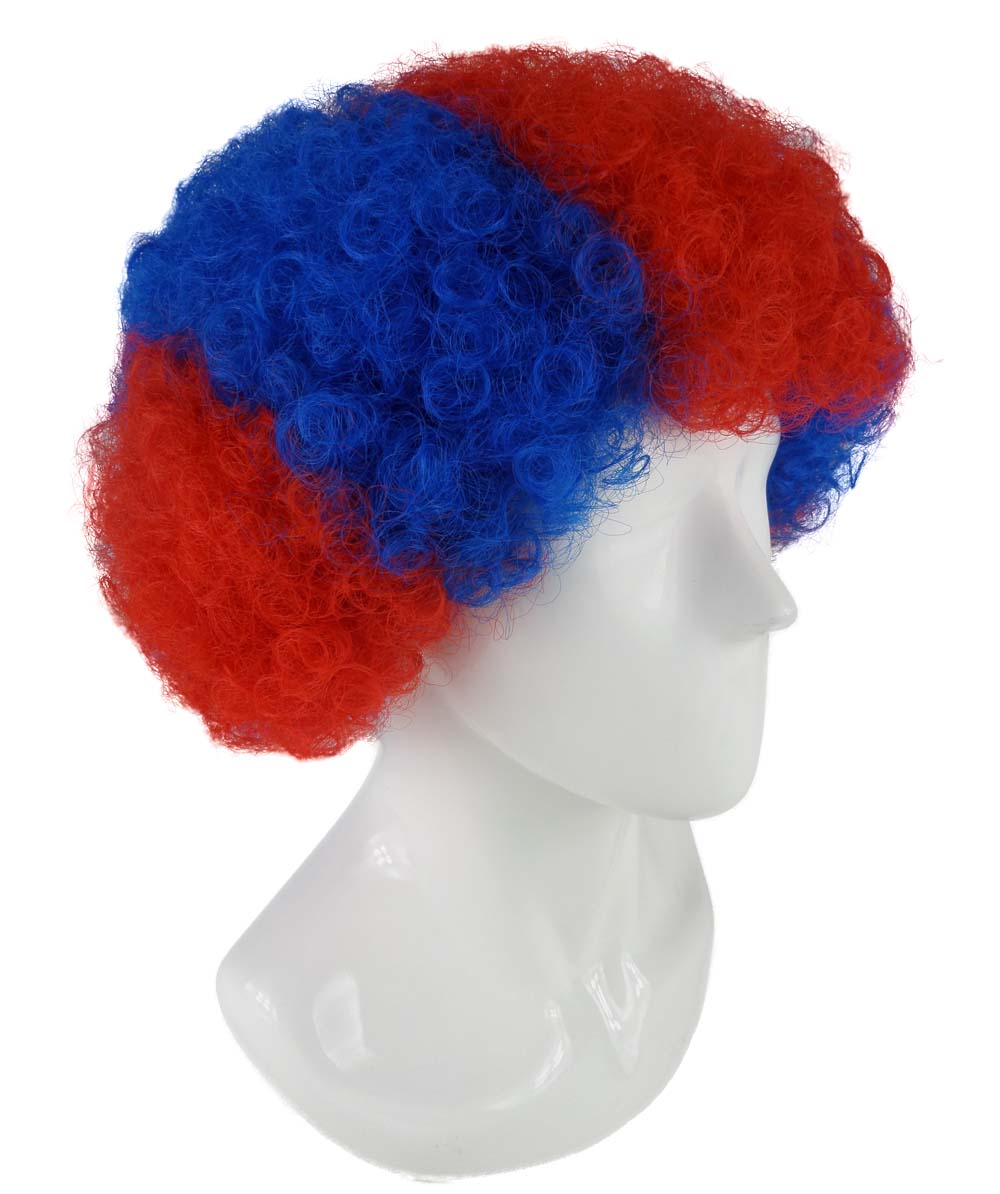 flagwigs, football wigs, fan wigs, afro wigs, mullet wigs, bob wigs, euro wigs,  premier league wigs,FC Bayern Afro Wig