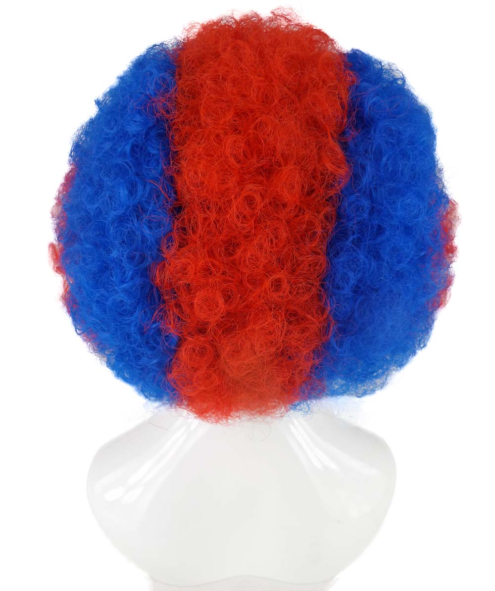 flagwigs, football wigs, fan wigs, afro wigs, mullet wigs, bob wigs, euro wigs,  premier league wigs,FC Bayern Afro Wig