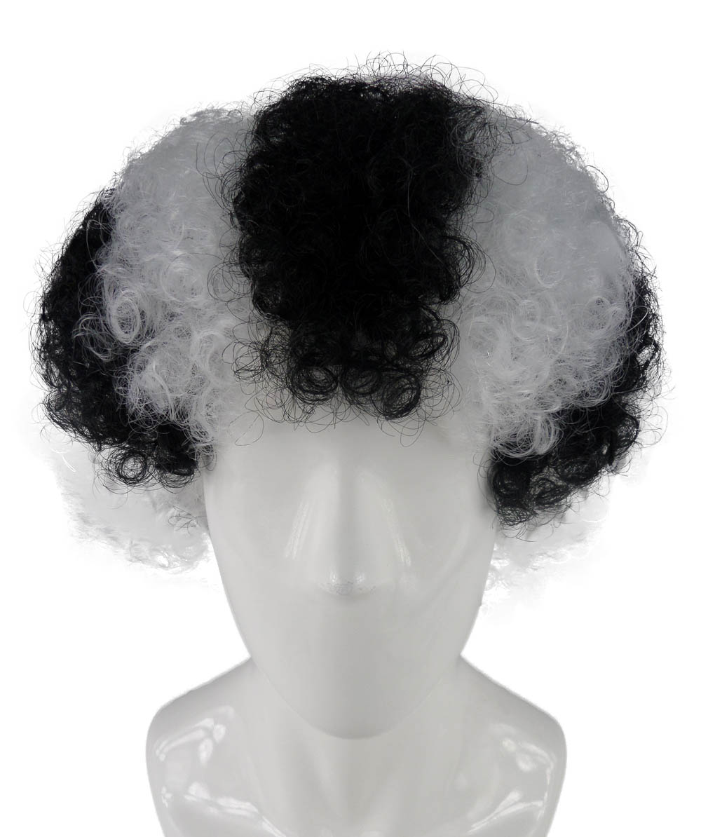 flagwigs, football wigs, fan wigs, afro wigs, mullet wigs, bob wigs, euro wigs,  premier league wigs,Juventus Afro Wig