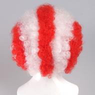 flagwigs, football wigs, fan wigs, afro wigs, mullet wigs, bob wigs, euro wigs,  premier league wigs,Sunderland Afro Wig